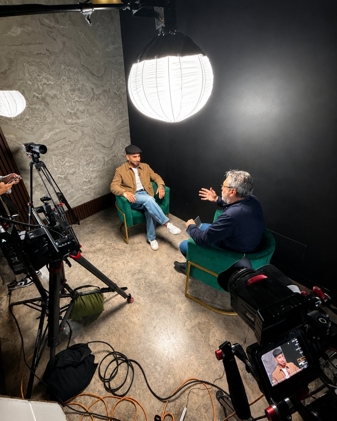 Jorge Lera en el estudio